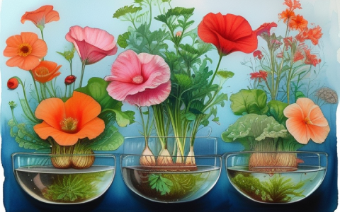 清水养花：水培花卉的透明诗篇