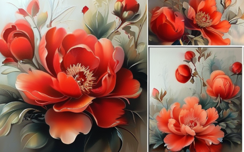 满堂锦绣：红花卉的盛世华章