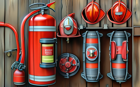 守护生命的红色盾牌：消防器材之美