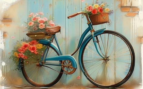 老式自行车：时光中的诗意骑行