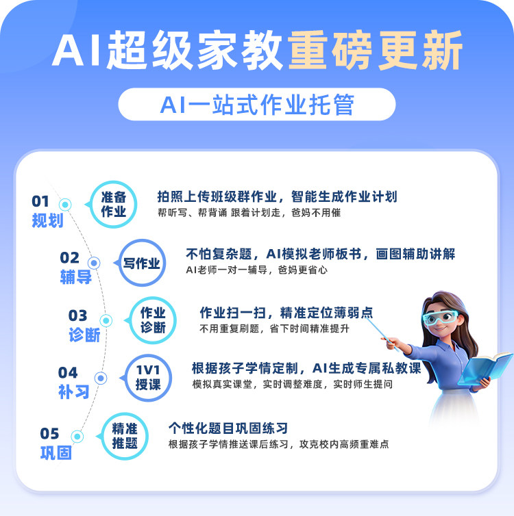 2026升级款 seewo希沃护眼学习机W20Pro小学到高中儿童启蒙插图1